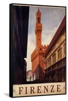 Poster of Firenze, Printed by Luigi Salomone, 1938-null-Framed Stretched Canvas