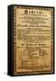 Poster of Great Music Academy for April 3, 1781, with Symphony by Wolfgang Amadeus Mozart-null-Framed Stretched Canvas