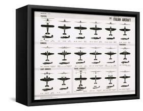 Poster of Italian Combat and Transport Aircraft-null-Framed Stretched Canvas