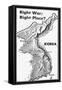 Poster of Korea and 38Th Parallel-null-Framed Stretched Canvas