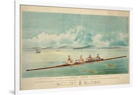 Poster of Rowing Crew-null-Framed Art Print