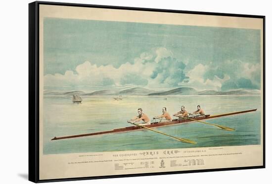 Poster of Rowing Crew-null-Framed Stretched Canvas