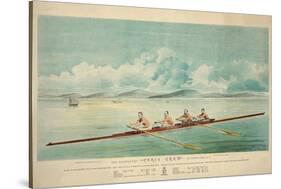 Poster of Rowing Crew-null-Stretched Canvas