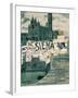 Poster of Siena Celebrations in August 1901-null-Framed Giclee Print