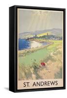 Poster of St. Andrews Golf Course-null-Framed Stretched Canvas