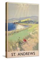 Poster of St. Andrews Golf Course-null-Stretched Canvas