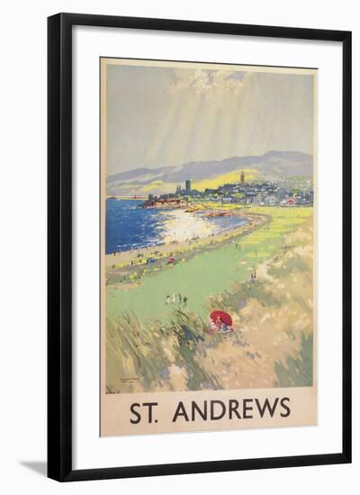 Poster of St. Andrews Golf Course-null-Framed Art Print