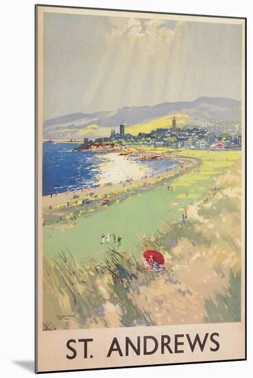 Poster of St. Andrews Golf Course-null-Mounted Art Print