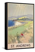 Poster of St. Andrews Golf Course-null-Framed Stretched Canvas