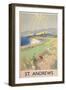 Poster of St. Andrews Golf Course-null-Framed Premium Giclee Print