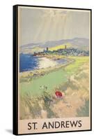 Poster of St. Andrews Golf Course-null-Framed Stretched Canvas