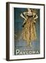 Poster of the Russian Ballets-Anna Pavlova-Framed Art Print