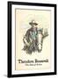 Poster of Theodore Roosevelt, Man of Action-null-Framed Art Print