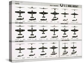 Poster of U.S. Naval Combat and Transport Aircraft-null-Stretched Canvas