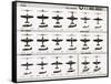 Poster of U.S. Naval Combat and Transport Aircraft-null-Framed Stretched Canvas