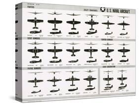 Poster of U.S. Naval Combat and Transport Aircraft-null-Stretched Canvas