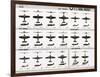 Poster of U.S. Naval Combat and Transport Aircraft-null-Framed Photographic Print