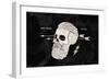 Poster of Vintage Skull Hipster-foxysgraphic-Framed Premium Giclee Print