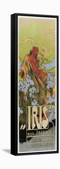 Poster, Opera 'Iris', 1898-Adolfo Hohenstein-Framed Stretched Canvas