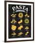 Poster Pasta Chalk-anna42f-Framed Art Print