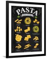 Poster Pasta Chalk-anna42f-Framed Art Print