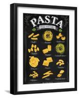 Poster Pasta Chalk-anna42f-Framed Art Print