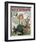 Poster 'Pévecké Sdruzeni Ucitelu Moravskych' (The Moravian Teachers' Choir), 1911-Alphonse Mucha-Framed Giclee Print