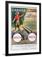 Poster Promoting Emigration to Canada, 1914-null-Framed Giclee Print