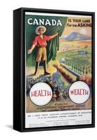 Poster Promoting Emigration to Canada, 1914-null-Framed Stretched Canvas