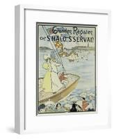 Poster Promoting the St. Malo and St. Servan Regatta, C.1895-M.E. Renault-Framed Giclee Print