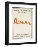 Poster: Renoir Musée De L'Orangerie in the Tuileries-null-Framed Premium Giclee Print