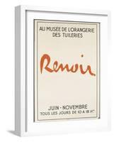 Poster: Renoir Musée De L'Orangerie in the Tuileries-null-Framed Premium Giclee Print