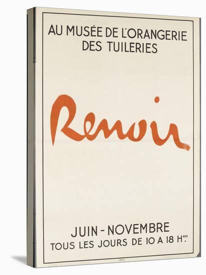 Poster: Renoir Musée De L'Orangerie in the Tuileries-null-Stretched Canvas