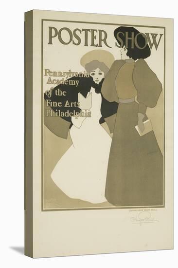 Poster Show Pennsylvania Academy of the Fine Arts Poster-Maxfield Parrish-Stretched Canvas