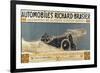 Poster Showing Automobiles Richard-Brasier Winning the Gordon Bennett Cup, 1904-Henri Jules Ferdinand Bellery-defonaines-Framed Giclee Print