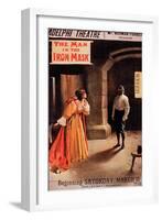 Poster "The Man in the Iron Mask" at the Adelphi Theatre, London-Albert Morrow-Framed Giclee Print