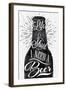 Poster Vintage Beer-anna42f-Framed Art Print