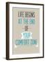 Poster with Motivational Slogan-Vanzyst-Framed Art Print