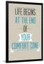 Poster with Motivational Slogan-Vanzyst-Framed Art Print