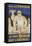 Poster with Mr Bibendum Advertising Michelin Tyres-null-Framed Stretched Canvas