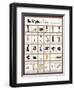 Poster with the Main Telephone's Models-null-Framed Premium Giclee Print