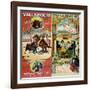 Posters Advertising Bull-Fights in Valladolid, 1896 and in Bayonne, 1897-null-Framed Giclee Print