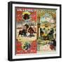 Posters Advertising Bull-Fights in Valladolid, 1896 and in Bayonne, 1897-null-Framed Giclee Print