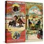 Posters Advertising Bull-Fights in Valladolid, 1896 and in Bayonne, 1897-null-Stretched Canvas