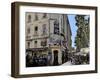 Posters Advertising the Theatre Festival on a Building with Pictures Painted on the Windows, Avigno-Peter Richardson-Framed Photographic Print