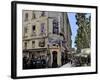 Posters Advertising the Theatre Festival on a Building with Pictures Painted on the Windows, Avigno-Peter Richardson-Framed Photographic Print