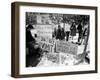 Posters and Anti-Voting Literature on Outdoor Table During a Yippie Led Anti-Election Protest-Ralph Crane-Framed Photographic Print