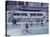 Posters - Greyhound Bus Poster - New York-Yale Joel-Stretched Canvas