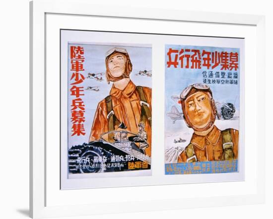 Posters of Japanese Airmen, 1944-45-null-Framed Giclee Print