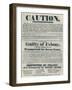 Posters Warning Those Guilty of Illegal Oaths Were Liable to Deportation, 1934-null-Framed Giclee Print